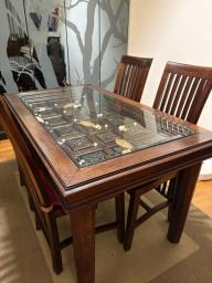 Luxury Indonesia Teak Dining Tablechair image 3