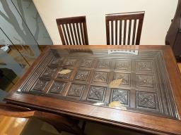 Luxury Indonesia Teak Dining Tablechair image 2