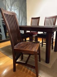 Luxury Indonesia Teak Dining Tablechair image 5