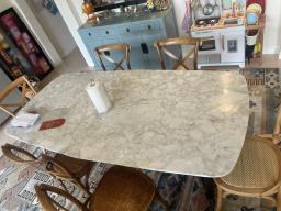 Marble table 200cm by 90cm image 1