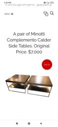 Minotti Calder side tables image 3