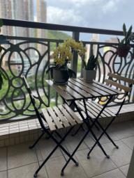 Outdoor table and 2 chairs image 1