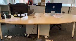 Oval shape conference table image 1