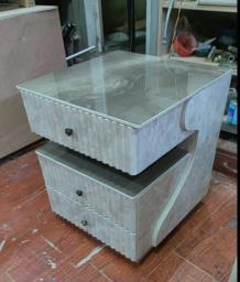 Side Table  with Drawers image 1