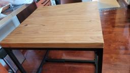 Solid wood dining table image 3