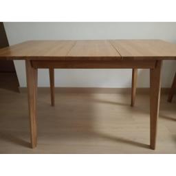 Solid wood table extendable image 2