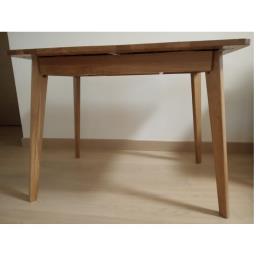 Solid wood table extendable image 1