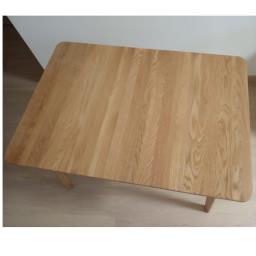 Solid wood table extendable image 4