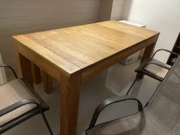 Solid wood table image 1