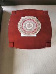 solid wooden coffee table image 1