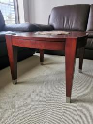 solid wooden coffee table image 2