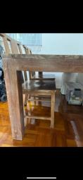 Teak Dinning Table with 4 chairs 99 new image 3