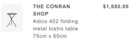 The Conran Shop Foldable Bistro Table image 2