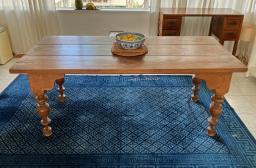 Vintage Indonesian Teak Dining Table image 1