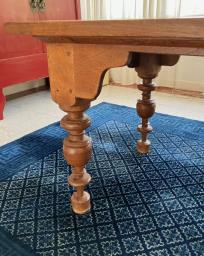 Vintage Indonesian Teak Dining Table image 2