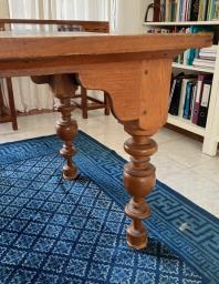 Vintage Indonesian Teak Dining Table image 3