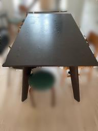 Wooden dining table image 1