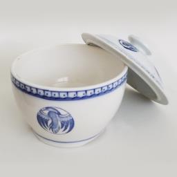 1950s Jingdezhen Stoneware Tureen Bowl image 2