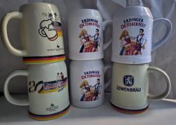 6 Oktoberfeste beer mugs image 1
