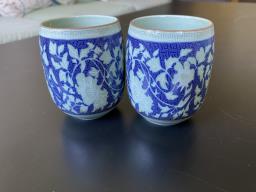 Chinese Porcelain Tea Cups-set of two image 1