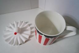 Circus Clown Cup Mug w Silicone Cup Cap image 5