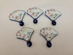 Japanese Fan-shaped Chopstick Rests image 1