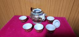 Thai porcelain Tea Set teapot teacups 5 image 5