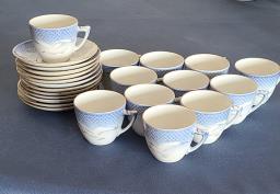 Vintage Bg coffee cups set of 12 image 1