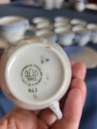 Vintage Bg demi tasse cups set of 6 image 3