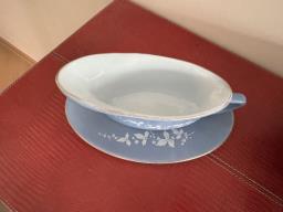 Wedgewood Style Gravy Boat vintage image 2