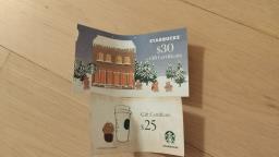 Starbucks cash coupons x 2 image 1