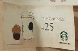 Starbucks Hk25 cash coupon image 1