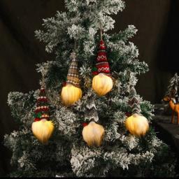 Handcrafted Glowing Gnome Ornaments - A1 image 2