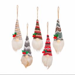 Handcrafted Glowing Gnome Ornaments - A1 image 3