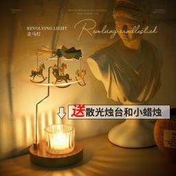 Rotating Carousel Romantic Candle - K11 image 2