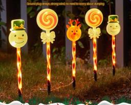 Solar-powered Christmas Light Stakes - C3 image 3