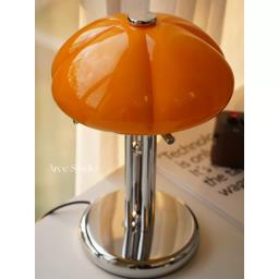 Vintage Bauhaus Pumpkin Table Lamp image 1
