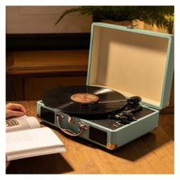 Vintage Suitcase Turntable Record Player image 1