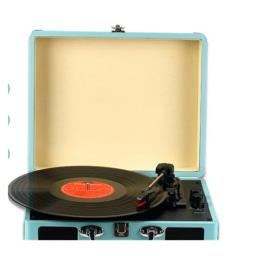 Vintage Suitcase Turntable Record Player image 2