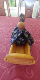 Baby Rocking Crib with Pillow image 3