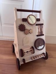 Baby walker in wood image 1