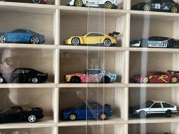 Car toy models solid wood storage box image 4