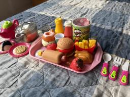 Childrens kitchen plus foodcutlery image 3