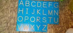 Montessori Wooden Sand Cards Collection image 5