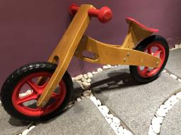 Premium Classic Wooden Balance Bike image 1