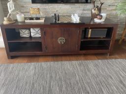 Antique Chinese  Wooden Tv cabinet image 1