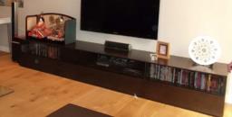 Dark Brown Tv Console image 1