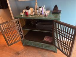 Distressed look Chinese cabinet custom image 2