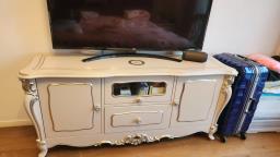 European Vintage Style Tv Stand image 2