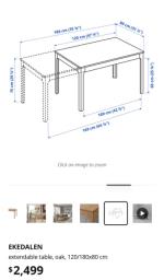 Ikea Extendable Table Ekedalen image 2
